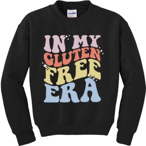 Gluten Intolerance Celiac Awareness In My Gluten Free Era Kids Sweatshirt