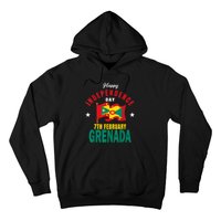 Grenada Independence Day Grenadian Grenada Flag Heart Hoodie