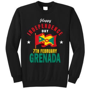 Grenada Independence Day Grenadian Grenada Flag Heart Sweatshirt