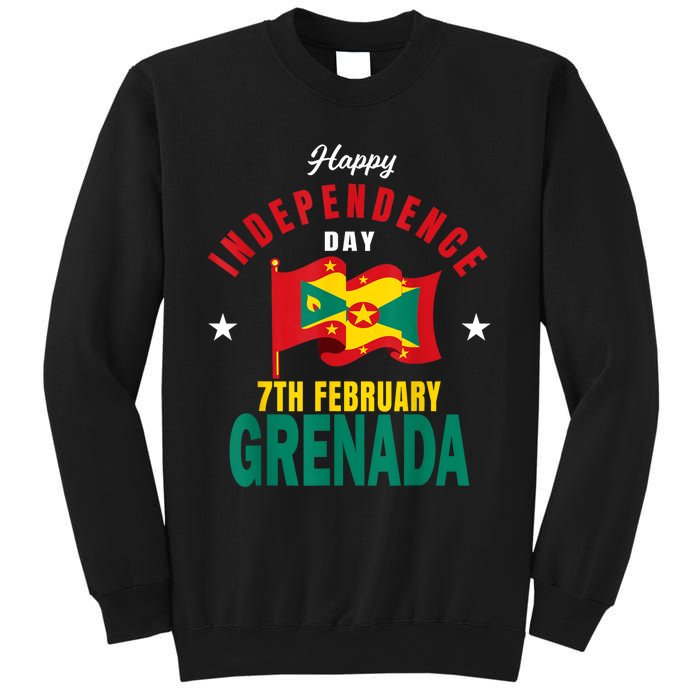 Grenada Independence Day Grenadian Grenada Flag Heart Sweatshirt