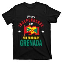 Grenada Independence Day Grenadian Grenada Flag Heart T-Shirt