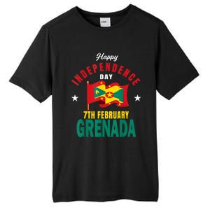 Grenada Independence Day Grenadian Grenada Flag Heart Tall Fusion ChromaSoft Performance T-Shirt