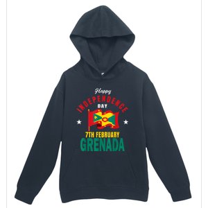 Grenada Independence Day Grenadian Grenada Flag Heart Urban Pullover Hoodie