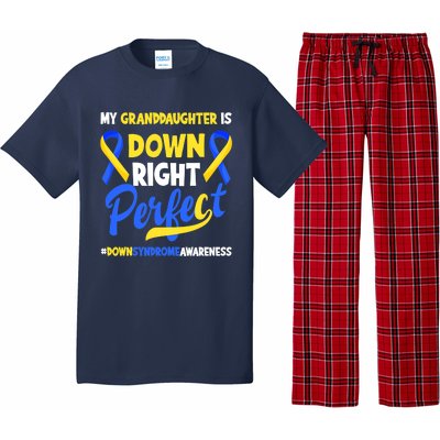 Granddaughter Is Down Right Perfect Down Syndrome Awareness Pajama Set