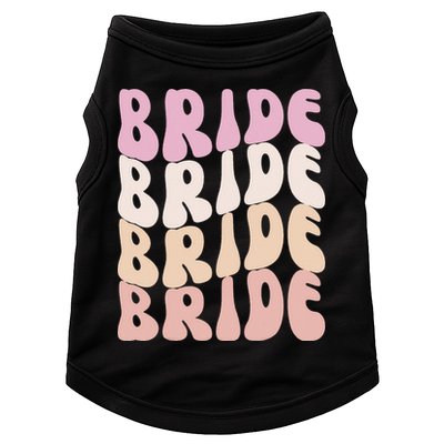 Groovy I Do Crew Retro Bachelorette Party Bride Bridesmaids Doggie Tank
