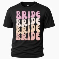 Groovy I Do Crew Retro Bachelorette Party Bride Bridesmaids Cooling Performance Crew T-Shirt