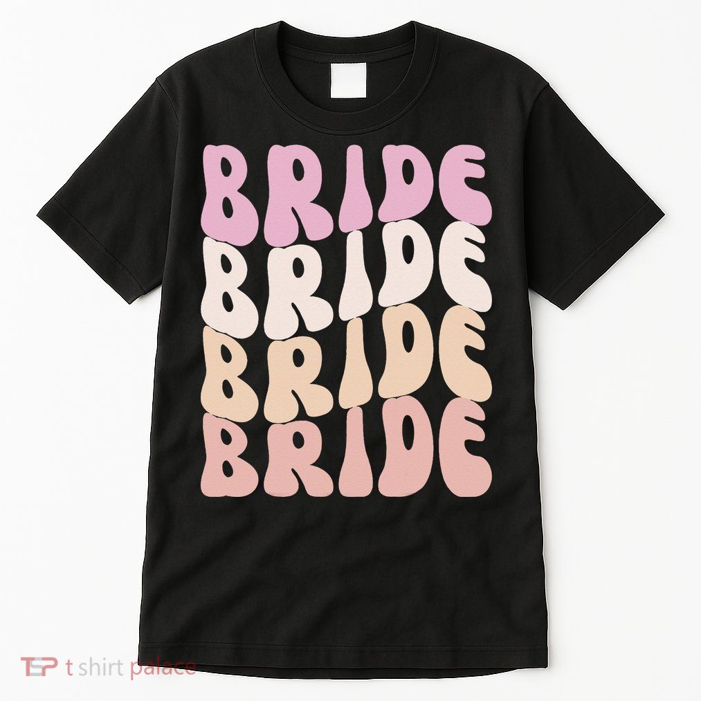 Groovy I Do Crew Retro Bachelorette Party Bride Bridesmaids Tall T-Shirt