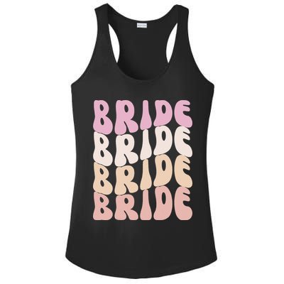Groovy I Do Crew Retro Bachelorette Party Bride Bridesmaids Ladies PosiCharge Competitor Racerback Tank