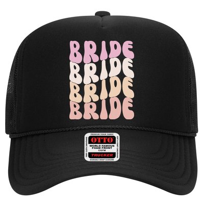 Groovy I Do Crew Retro Bachelorette Party Bride Bridesmaids Trucker Hat