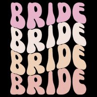 Groovy I Do Crew Retro Bachelorette Party Bride Bridesmaids Zip Tote Bag