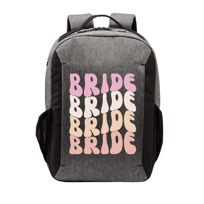 Groovy I Do Crew Retro Bachelorette Party Bride Bridesmaids Vector Backpack