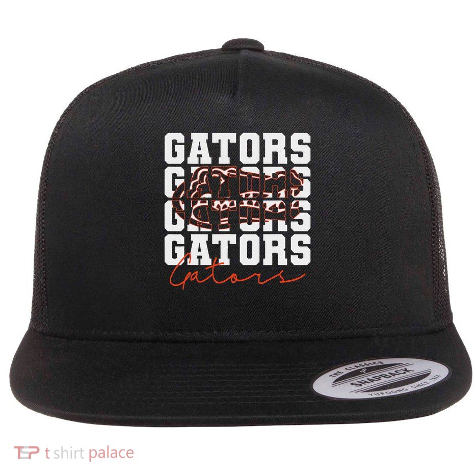 Gators Inspirational Design Gift For Women Flat Bill Trucker Hat