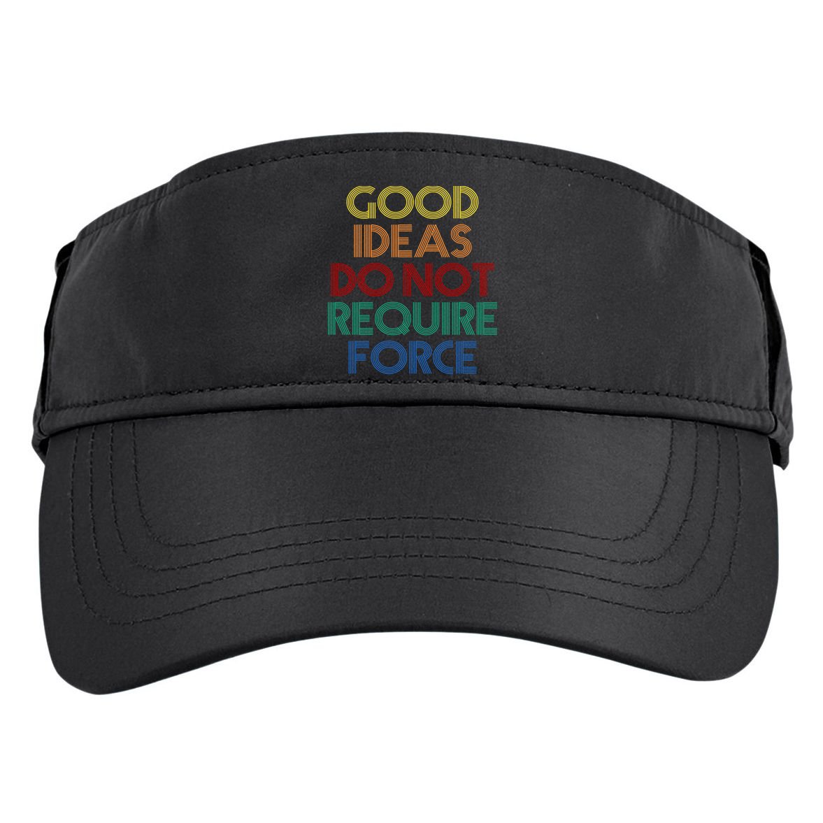 Good Ideas Do Not Require Force Libertarian Adult Drive Performance Visor