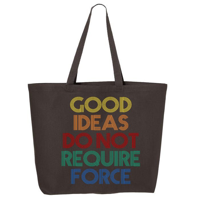 Good Ideas Do Not Require Force Libertarian 25L Jumbo Tote