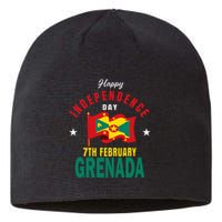 Grenada Independence Day Grenadian Grenada Flag Heart Sustainable Beanie