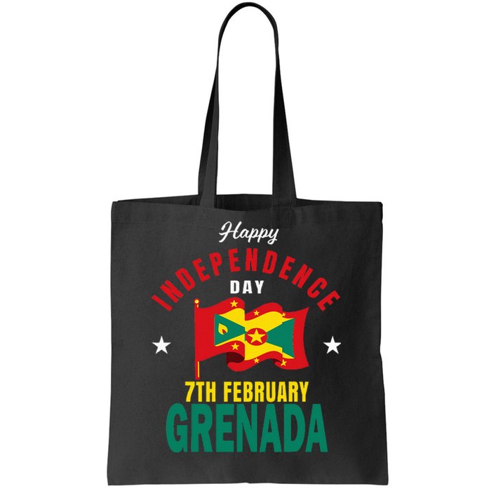 Grenada Independence Day Grenadian Grenada Flag Heart Tote Bag