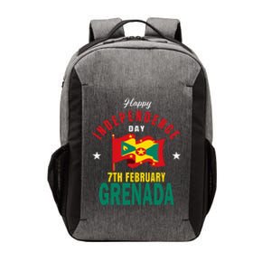 Grenada Independence Day Grenadian Grenada Flag Heart Vector Backpack