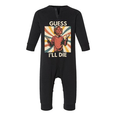 Guess ILl Die Gaming Infant Fleece One Piece