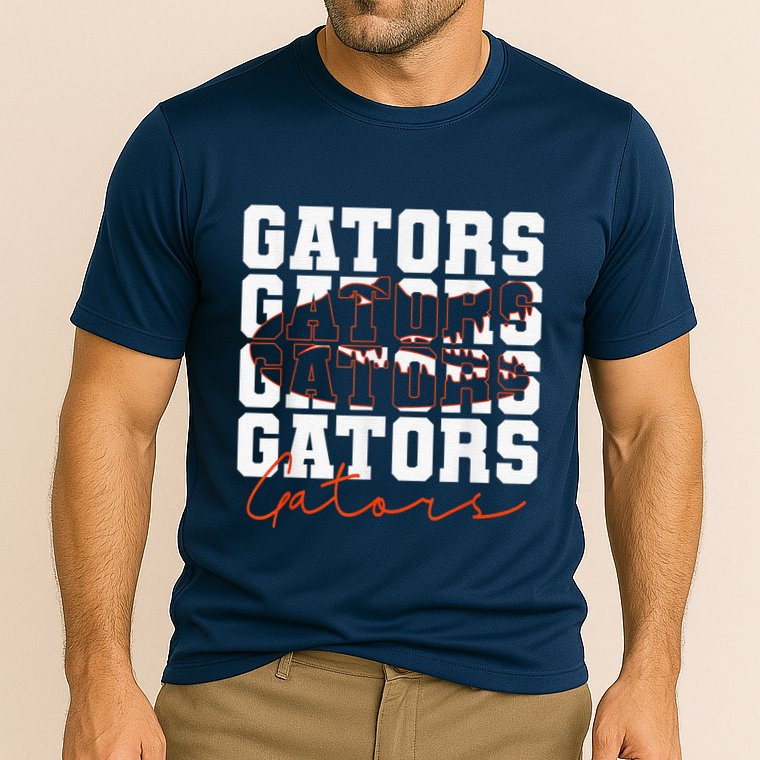 Gators Inspirational Design Female Male Cooling Performance Crew T-Shirt