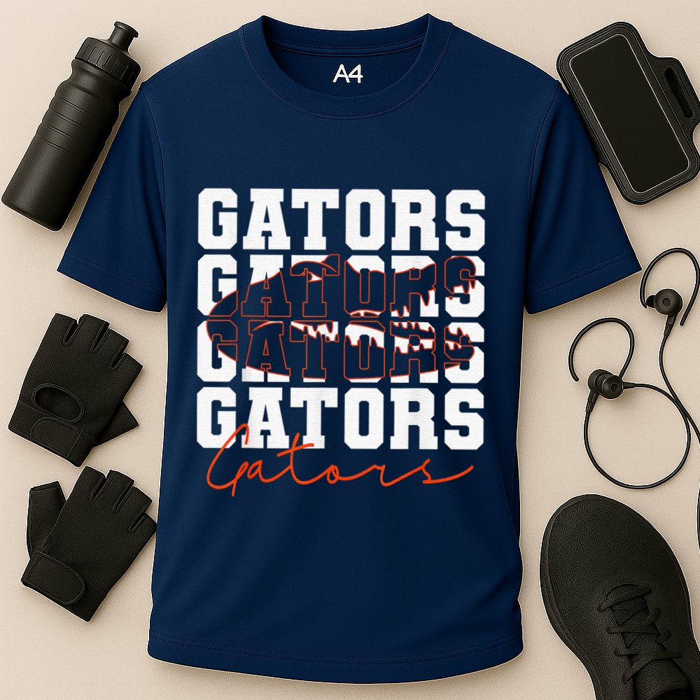 Gators Inspirational Design Female Male Cooling Performance Crew T-Shirt