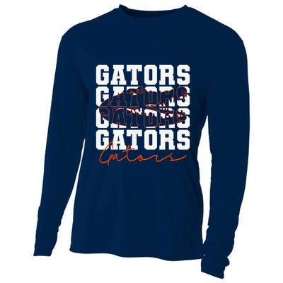 Gators Inspirational Design Female Male Cooling Performance Long Sleeve Crew