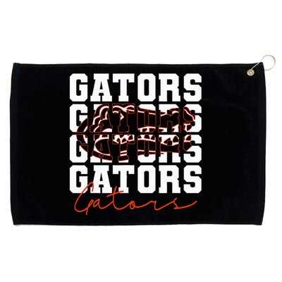 Gators Inspirational Design Gift Grommeted Golf Towel