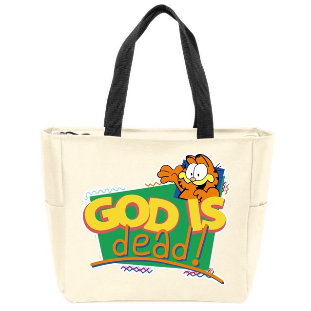 God Is Dead Zip Tote Bag