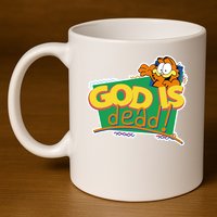 God Is Dead 11oz C Handle Ceramic Mug