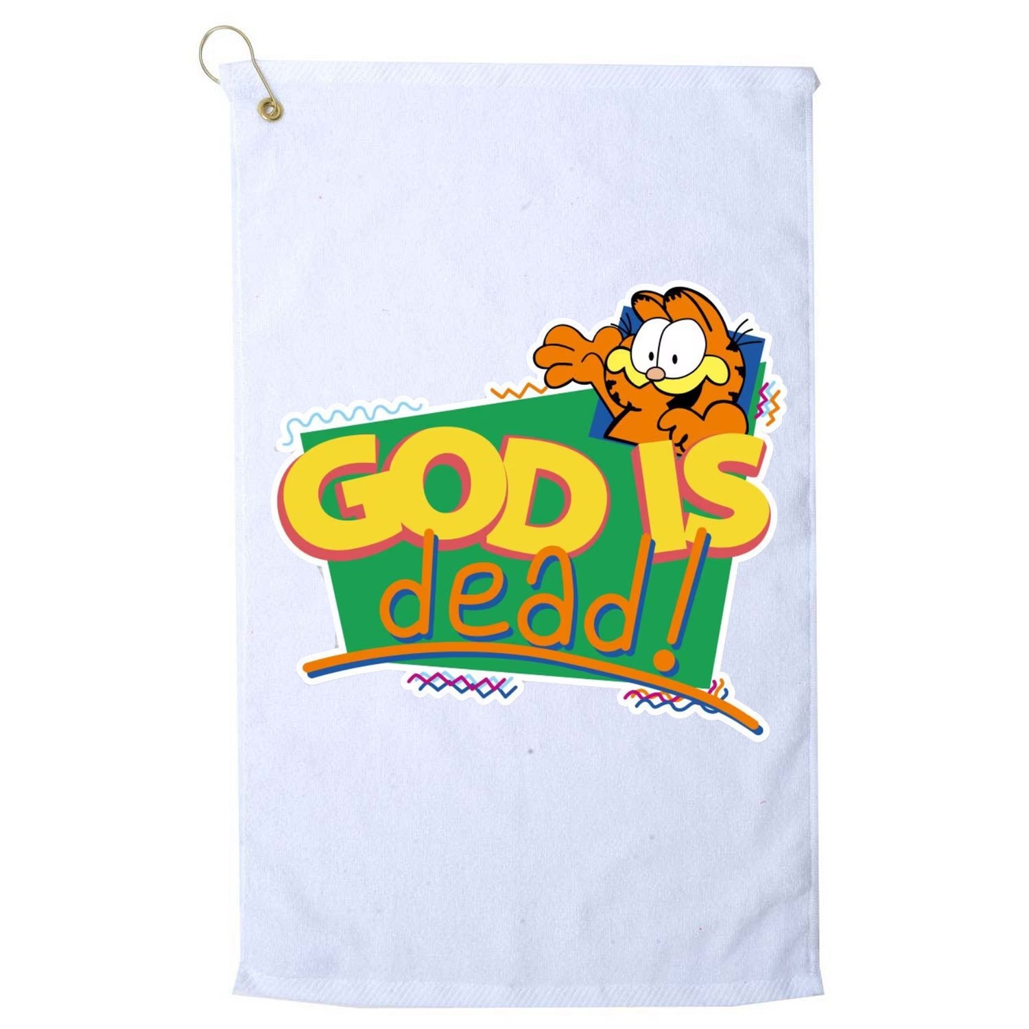 God Is Dead Golf Towel