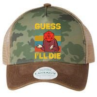 Guess I'll Die DnD Tabletop D20 Dice Head Funny Nerdy Gamer Legacy Tie Dye Trucker Hat