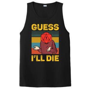 Guess I'll Die DnD Tabletop D20 Dice Head Funny Nerdy Gamer PosiCharge Competitor Tank