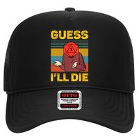 Guess I'll Die DnD Tabletop D20 Dice Head Funny Nerdy Gamer Trucker Hat