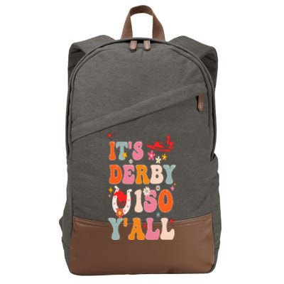 Groovy ItS Derby 150 Yall Horse Racing Ky Derby 2024 Cotton Canvas Backpack