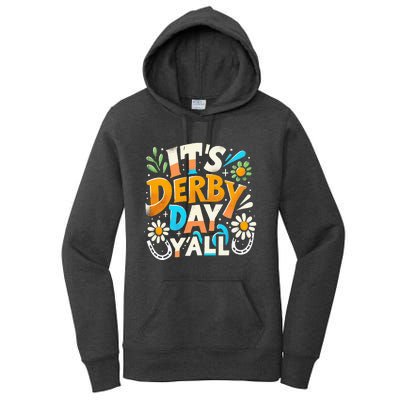 Groovy ItS Derby 150 Yall 150th Horse Racing Derby Day Women's Pullover Hoodie