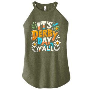 Groovy ItS Derby 150 Yall 150th Horse Racing Derby Day Women's Perfect Tri Rocker Tank