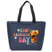 Groovy ItS Derby 150 Yall Horse Racing 150th Derby Day Zip Tote Bag