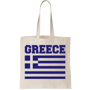 Greece Independence Day Greek Flag Heart Tote Bag