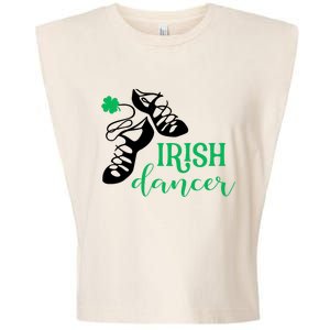 Girl Irish Dancer Irish Dance Girl Dancing Garment-Dyed Women's Muscle Tee