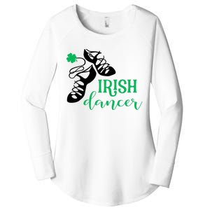 Girl Irish Dancer Irish Dance Girl Dancing Women's Perfect Tri Tunic Long Sleeve Shirt