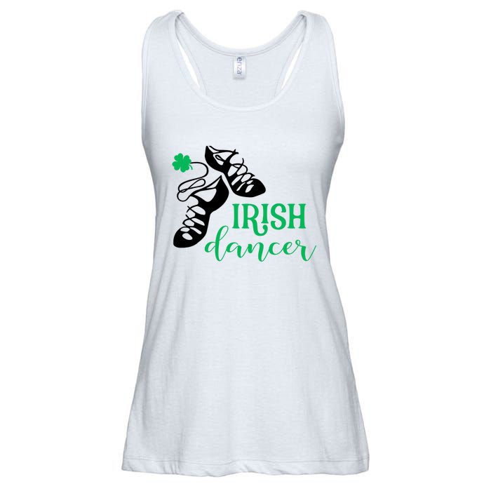 Girl Irish Dancer Irish Dance Girl Dancing Ladies Essential Flowy Tank