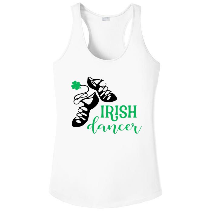 Girl Irish Dancer Irish Dance Girl Dancing Ladies PosiCharge Competitor Racerback Tank