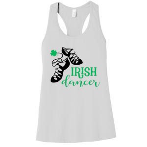 Girl Irish Dancer Irish Dance Girl Dancing Women's Racerback Tank