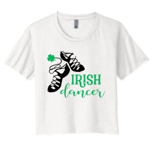 Girl Irish Dancer Irish Dance Girl Dancing Women's Crop Top Tee