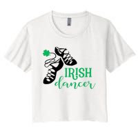 Girl Irish Dancer Irish Dance Girl Dancing Women's Crop Top Tee