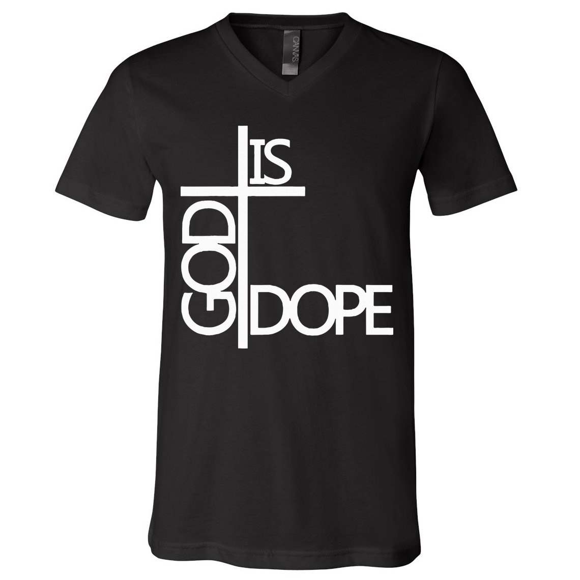 God Is D.O.P.E V-Neck T-Shirt