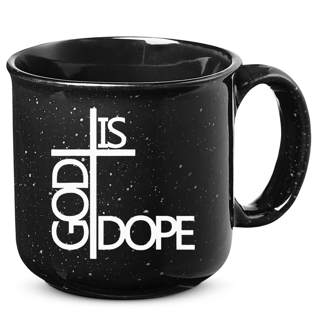 God Is D.O.P.E 15oz Campfire Ceramic Mug