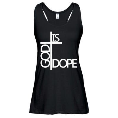 God Is D.O.P.E Ladies Essential Flowy Tank