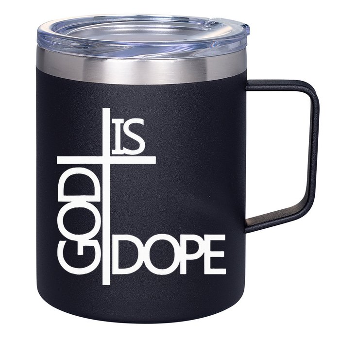 God Is D.O.P.E 12oz Stainless Steel Coffee Mug