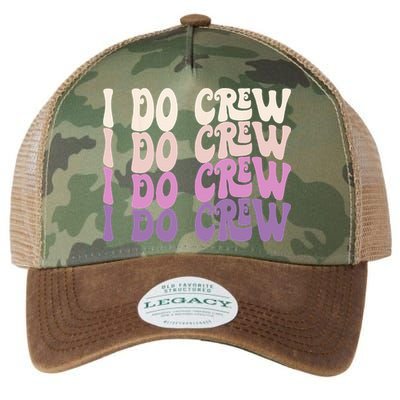 Groovy I Do Crew Retro Bachelorette Party Bride Bridesmaids Legacy Tie Dye Trucker Hat