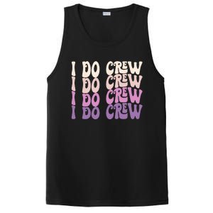 Groovy I Do Crew Retro Bachelorette Party Bride Bridesmaids PosiCharge Competitor Tank